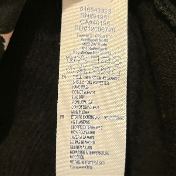 2/$18 Forever 21 Girls Swan Tank Top Black Pink Gray Racerback Tee Shirt S - Picture 5 of 5